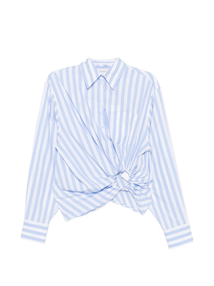 SportMax Shirts Clear Blue Cotton