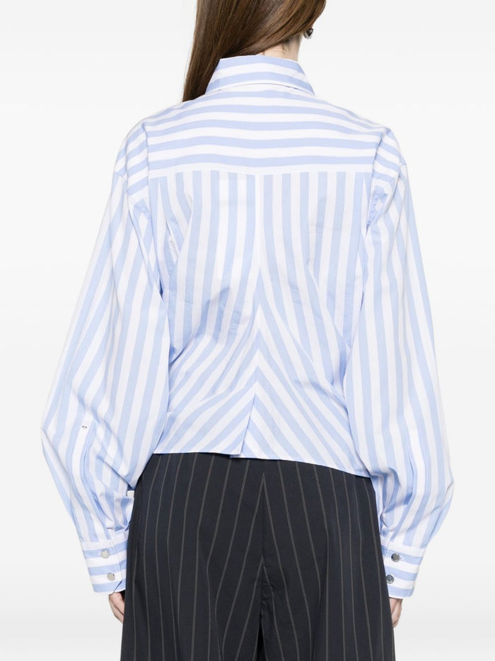 SportMax Shirts Clear Blue Cotton