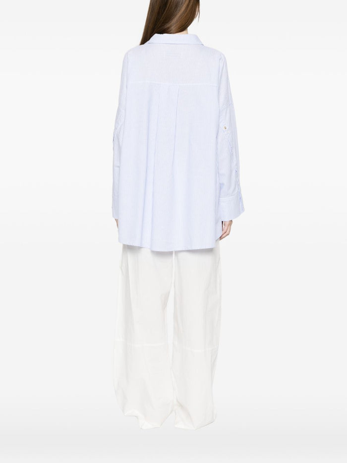 WHITE SAND Shirts Clear Blue Cotton