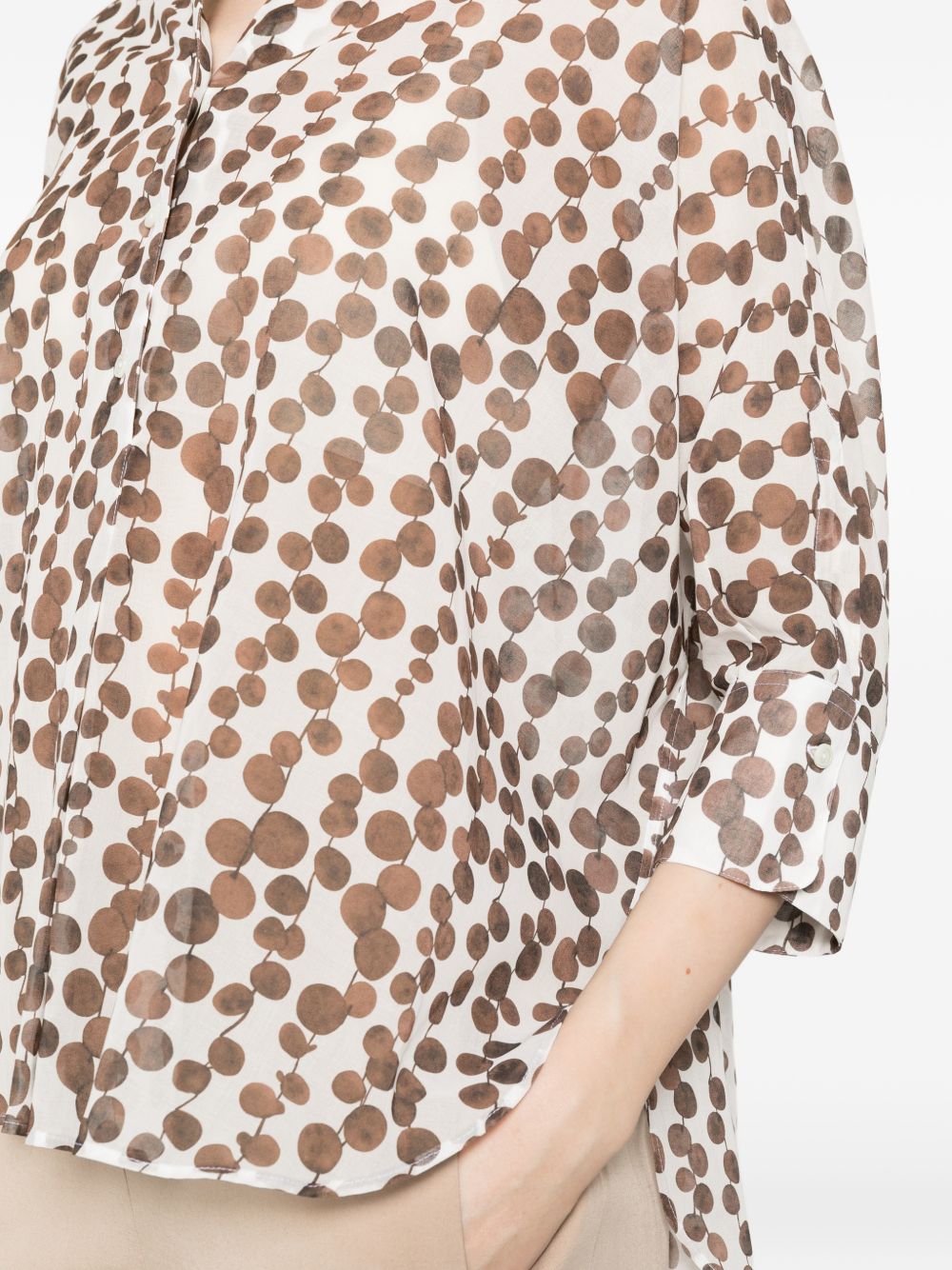 TRAME AUREE Shirts White Cotton