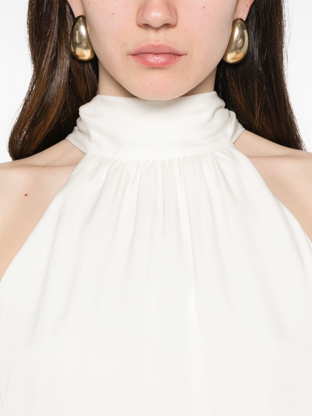 SILK95FIVE Top White Silk