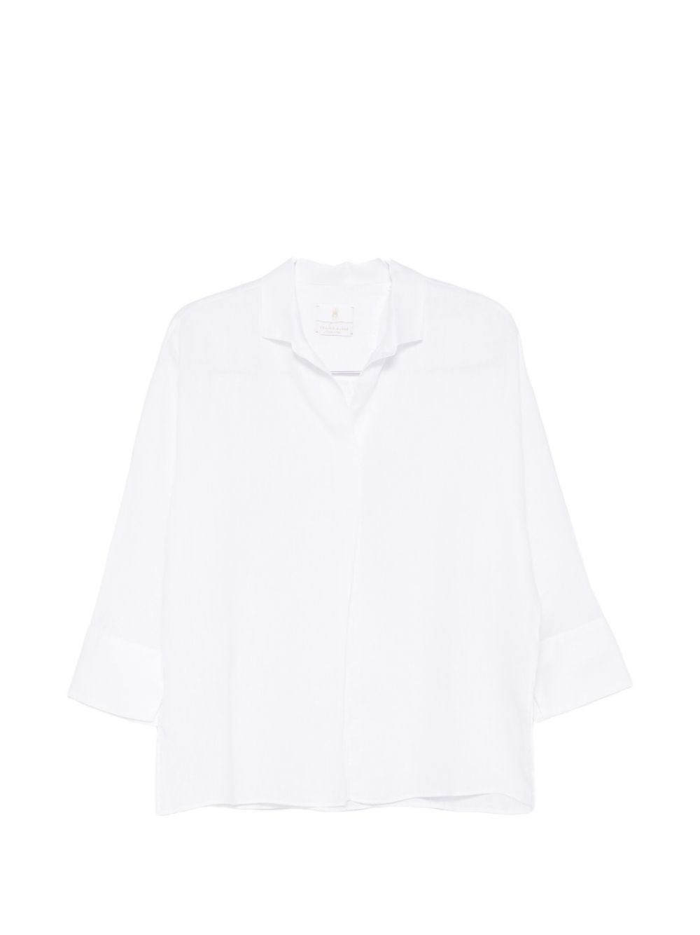 TRAME AUREE Shirts White Linen/flax