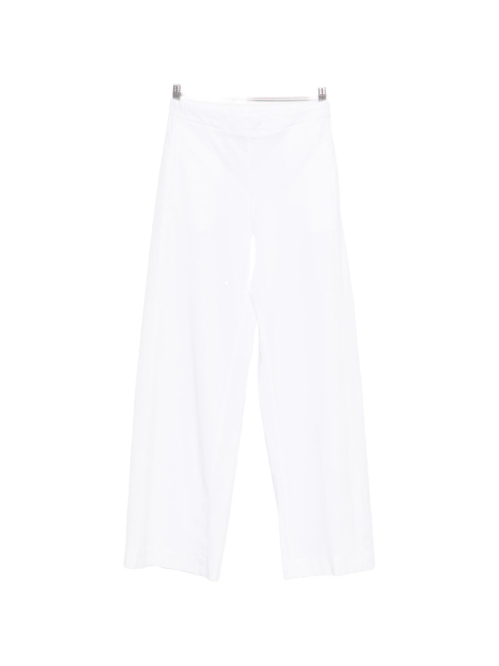 Via Masini 80 Trousers White Lyocell