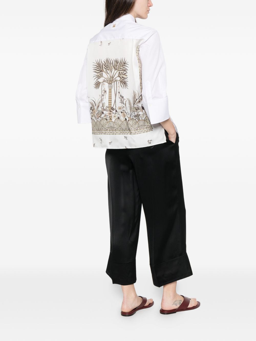 TRAME AUREE Shirts White Silk