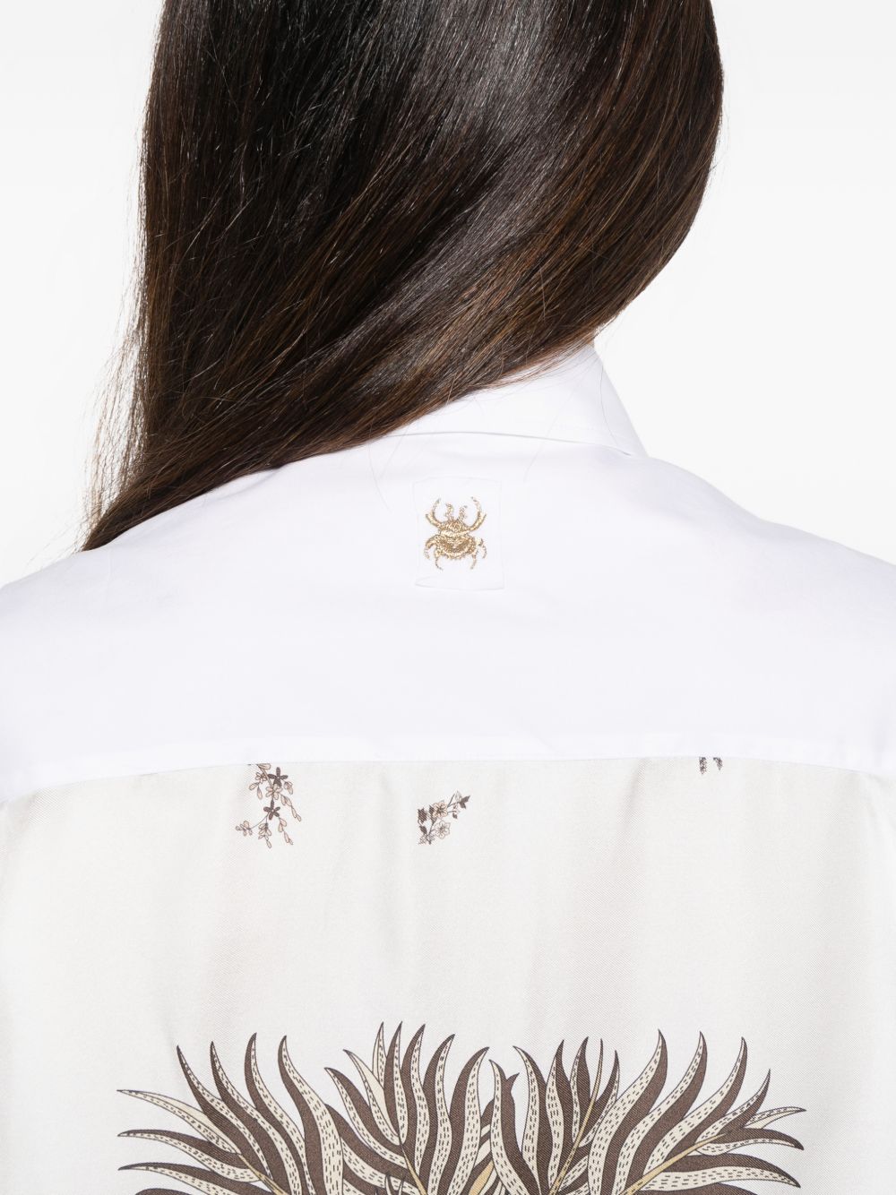 TRAME AUREE Shirts White Silk