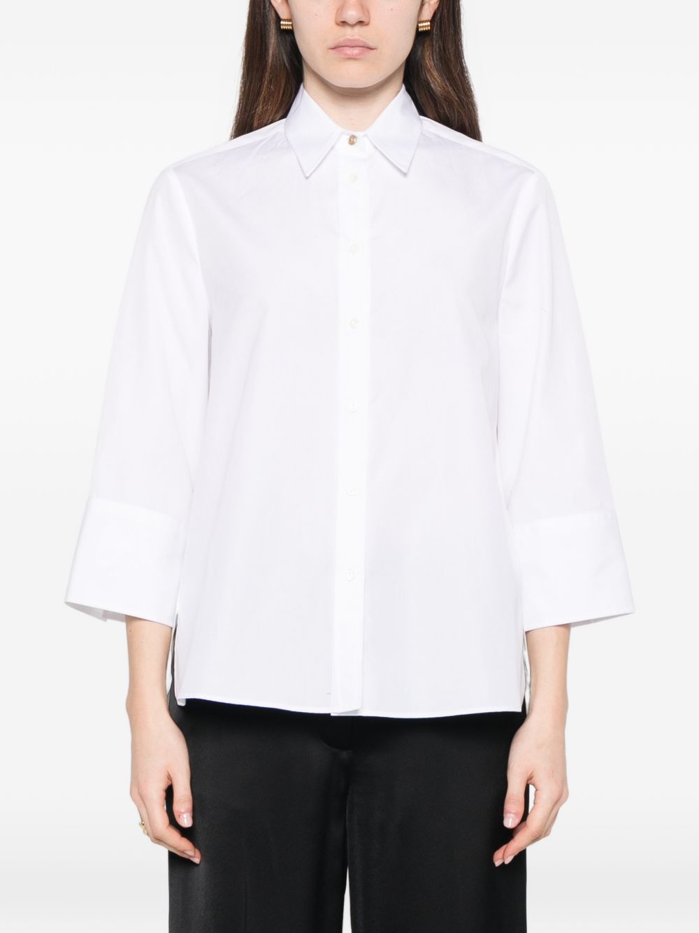 TRAME AUREE Shirts White Silk