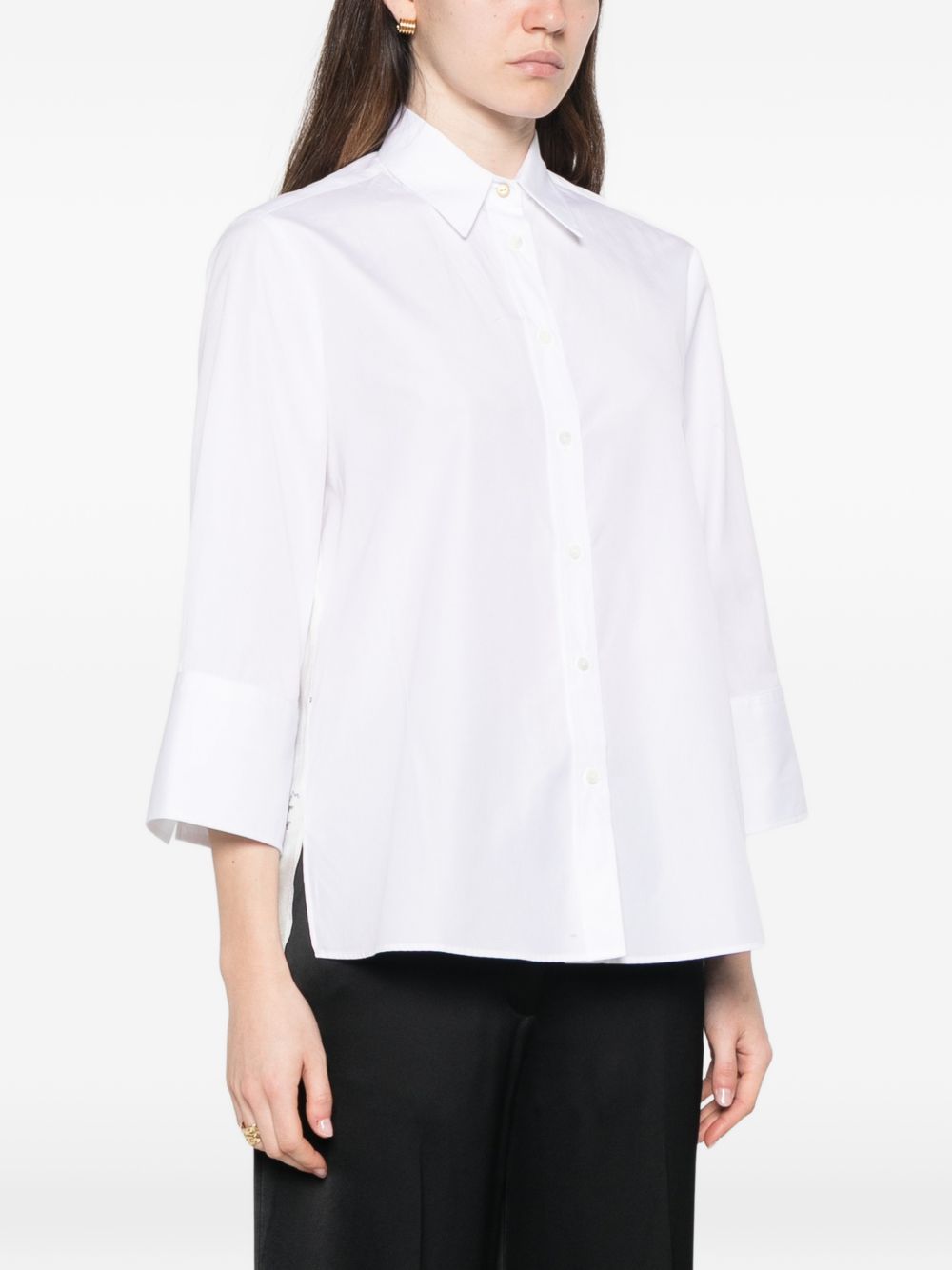 TRAME AUREE Shirts White Silk