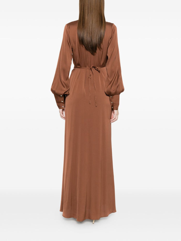 SILK95FIVE Dresses Marrone Chiaro Silk