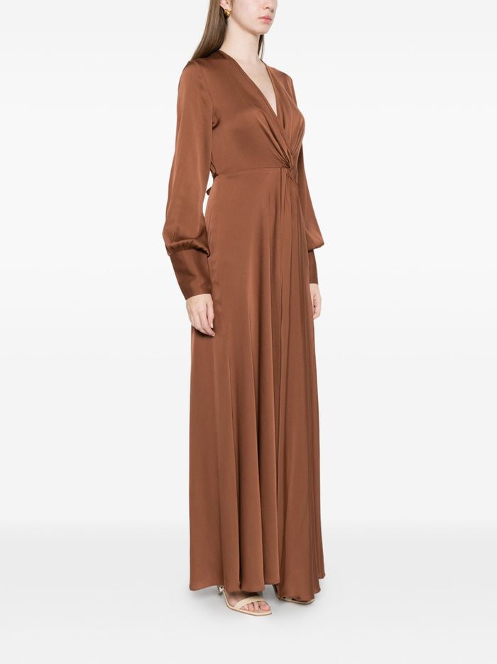 SILK95FIVE Dresses Marrone Chiaro Silk