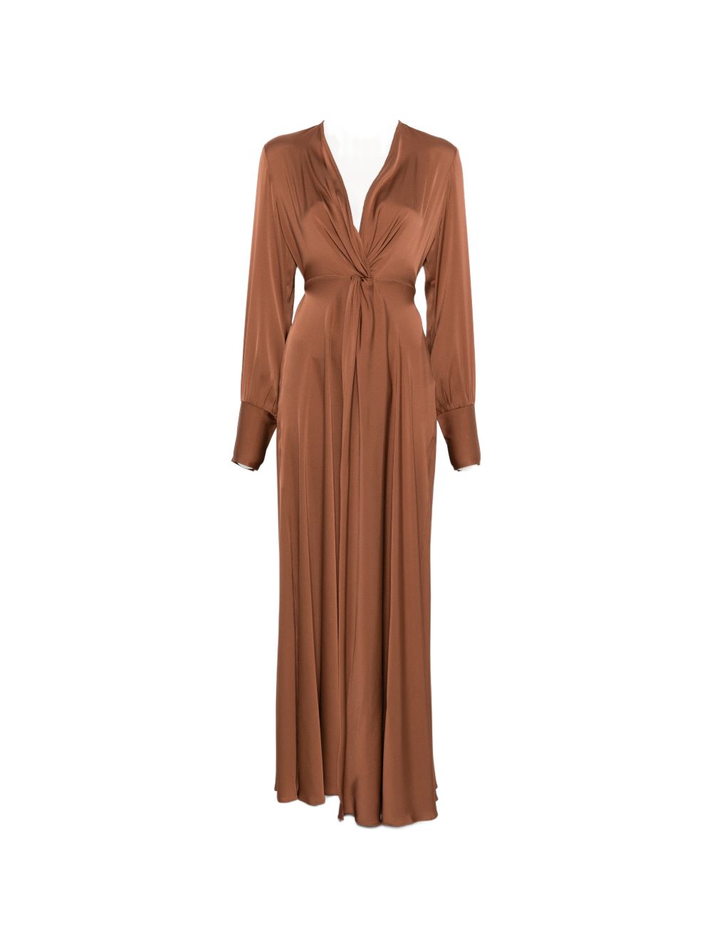 SILK95FIVE Dresses Marrone Chiaro Silk