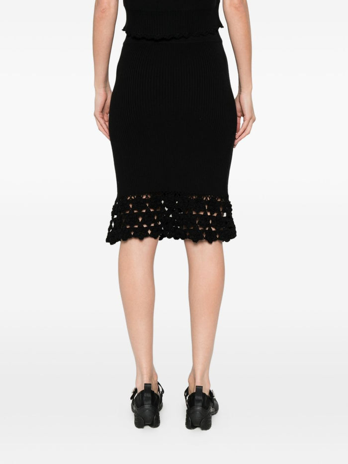 GANNI Skirts Black Polyamide