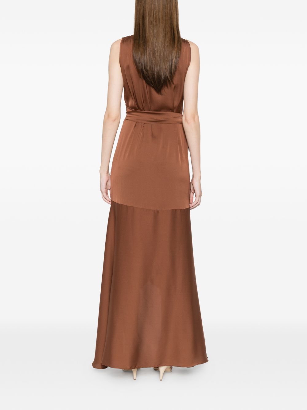 SILK95FIVE Dresses Marrone Chiaro Silk