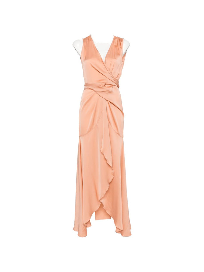 SILK95FIVE Dresses Pink Silk