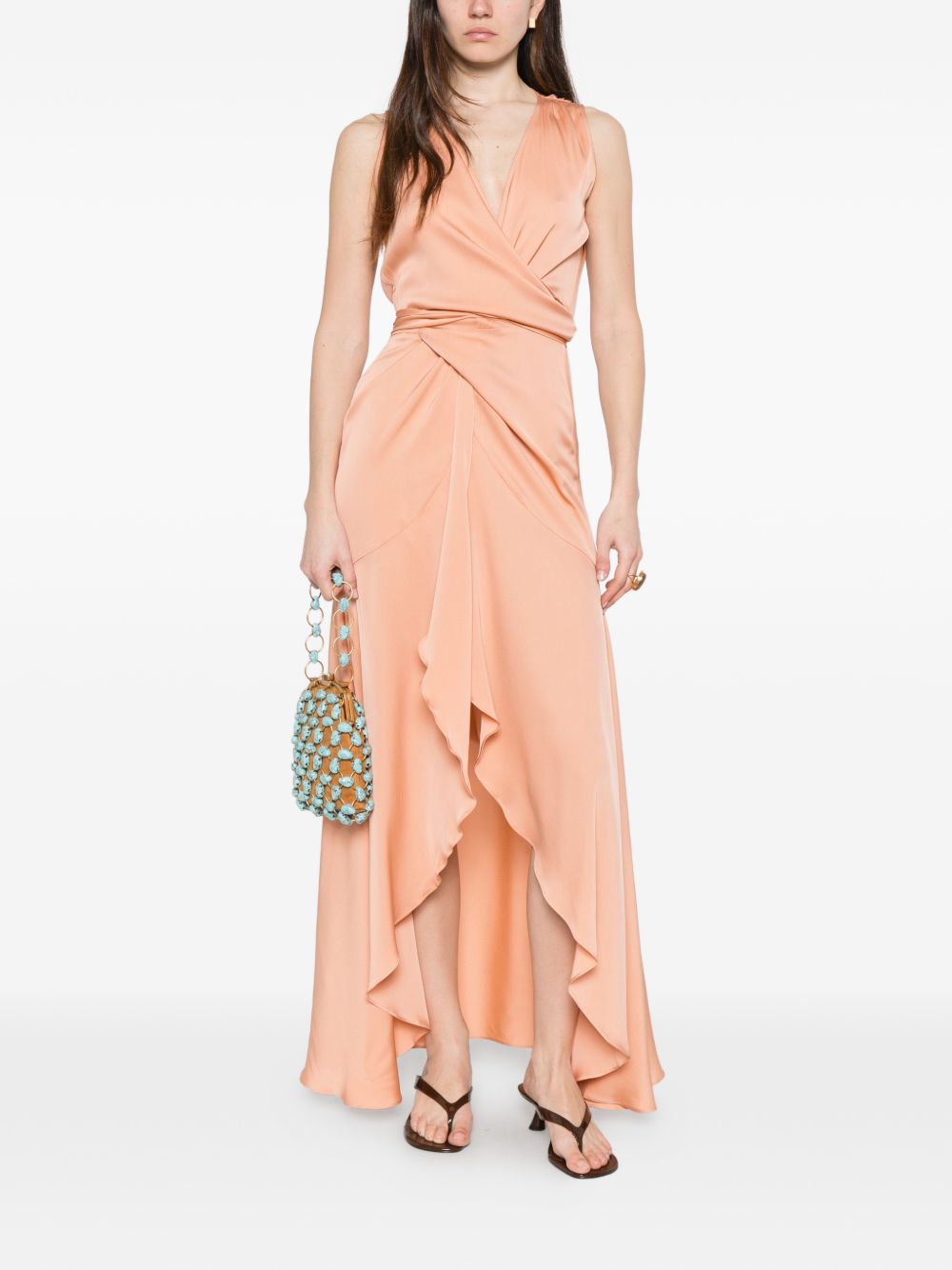 SILK95FIVE Dresses Pink Silk