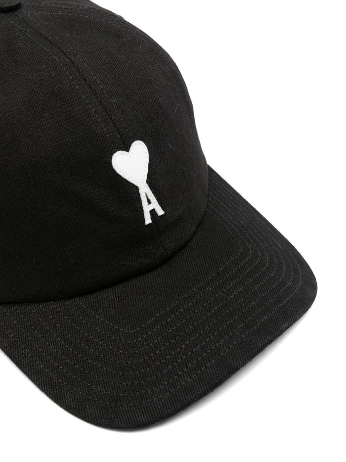 Ami Paris Hats Black Cotton