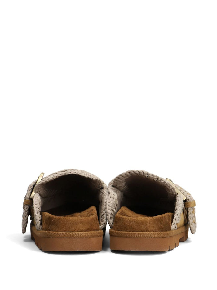 Mou Sandals Marrone Chiaro Calf Suede