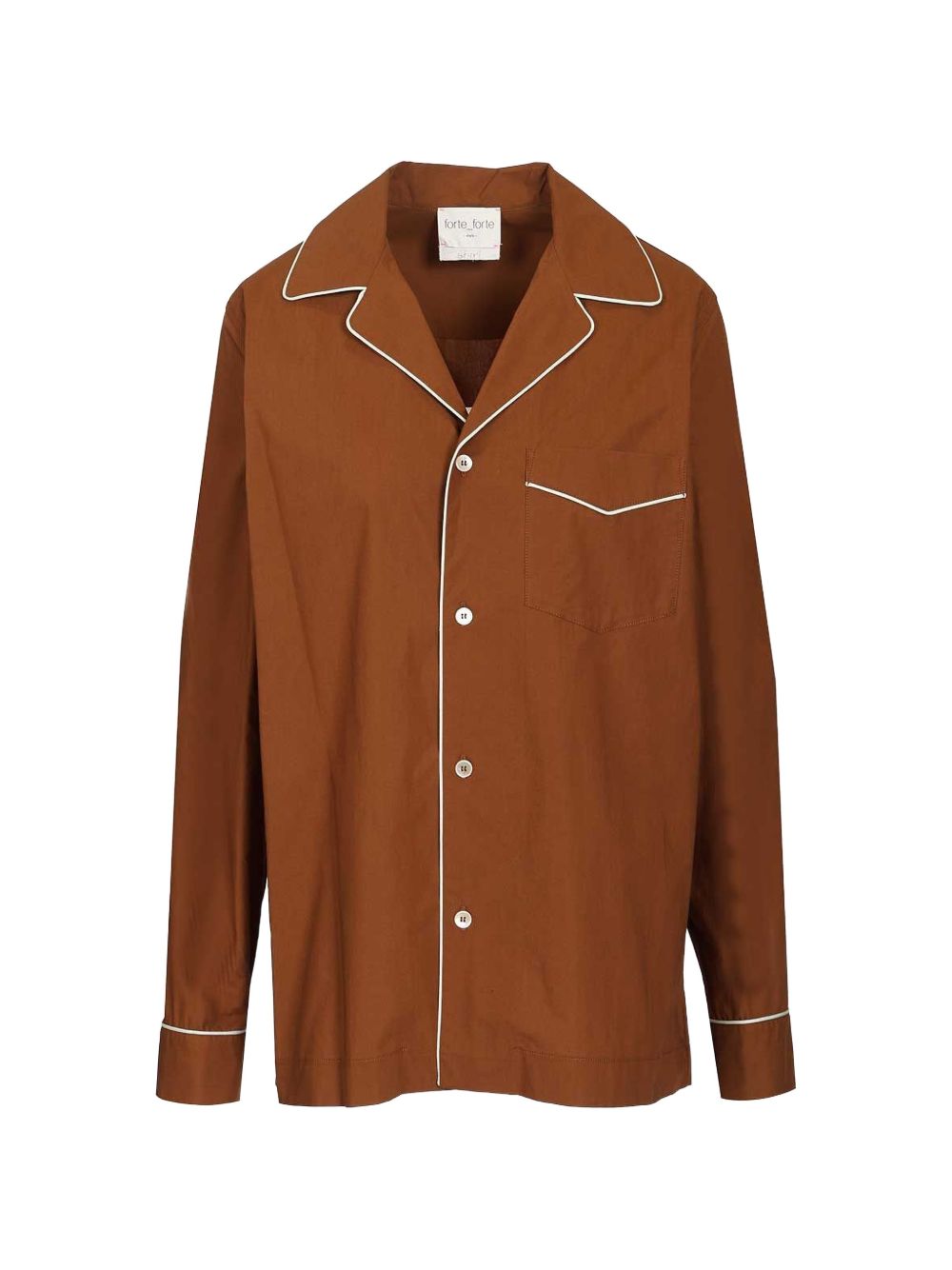 Forte Shirts Brown Cotton