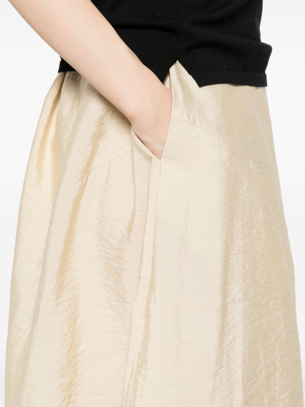 TOTEME MAIN Skirts Beige Silk