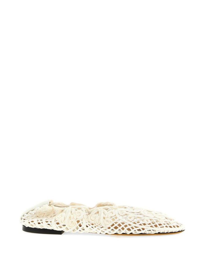 ODISSI Flat shoes White Outer: polyester