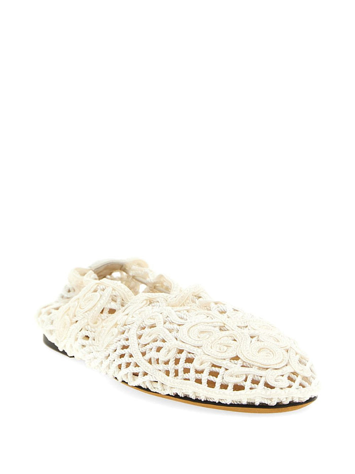 ODISSI Flat shoes White Outer: polyester