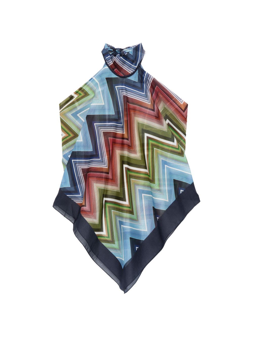 Missoni Top Blue Polyester