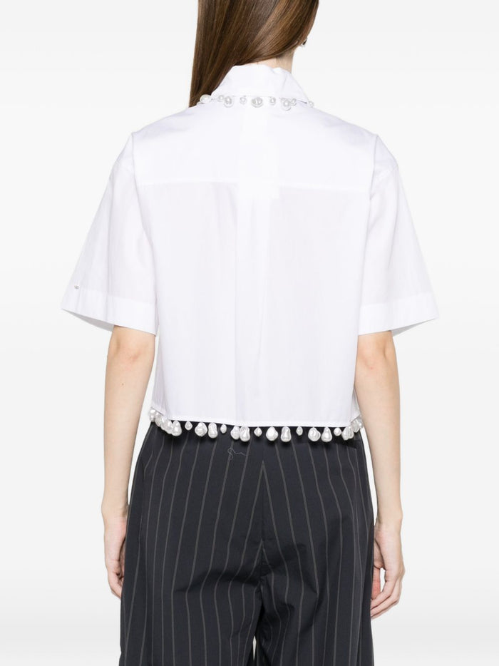 SportMax Shirts White Cotton