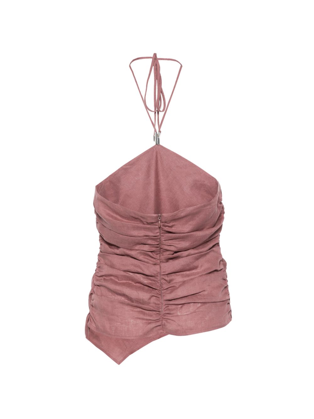 Semicouture Top Bordeaux Linen/flax