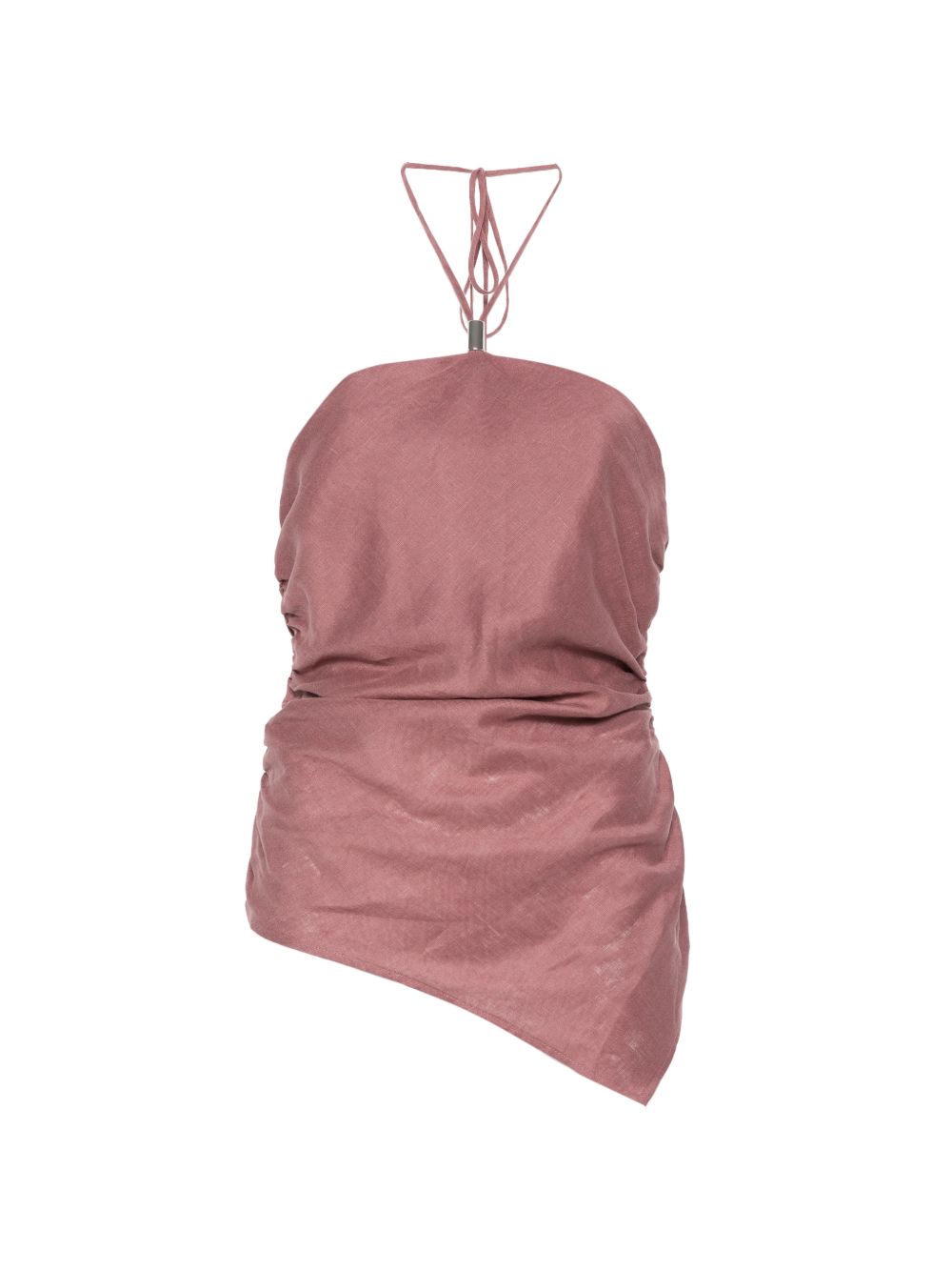 Semicouture Top Bordeaux Linen/flax