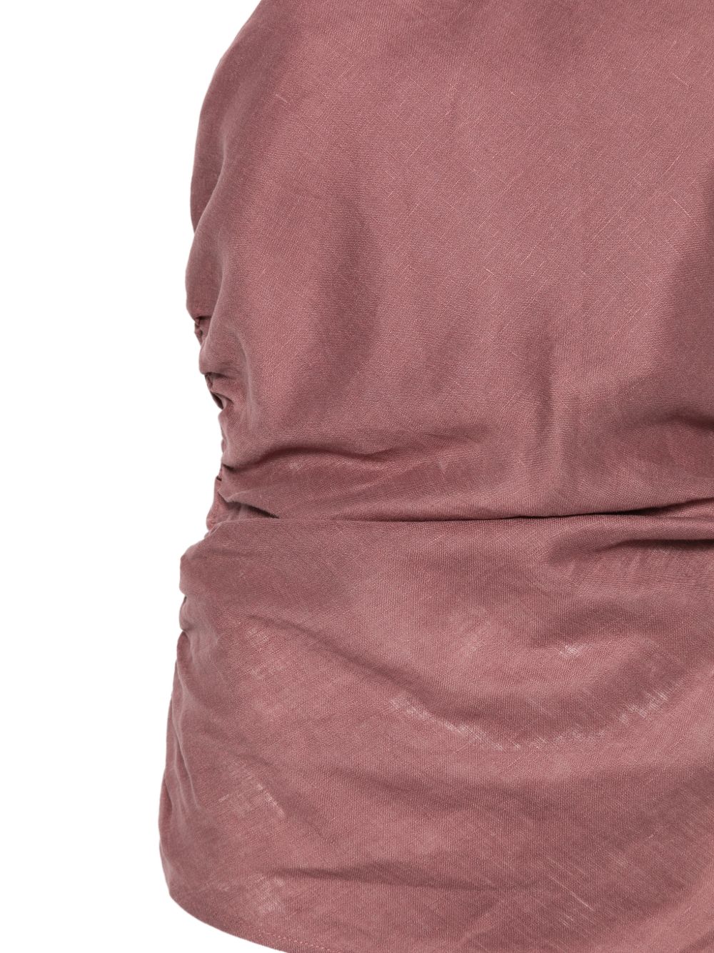 Semicouture Top Bordeaux Linen/flax