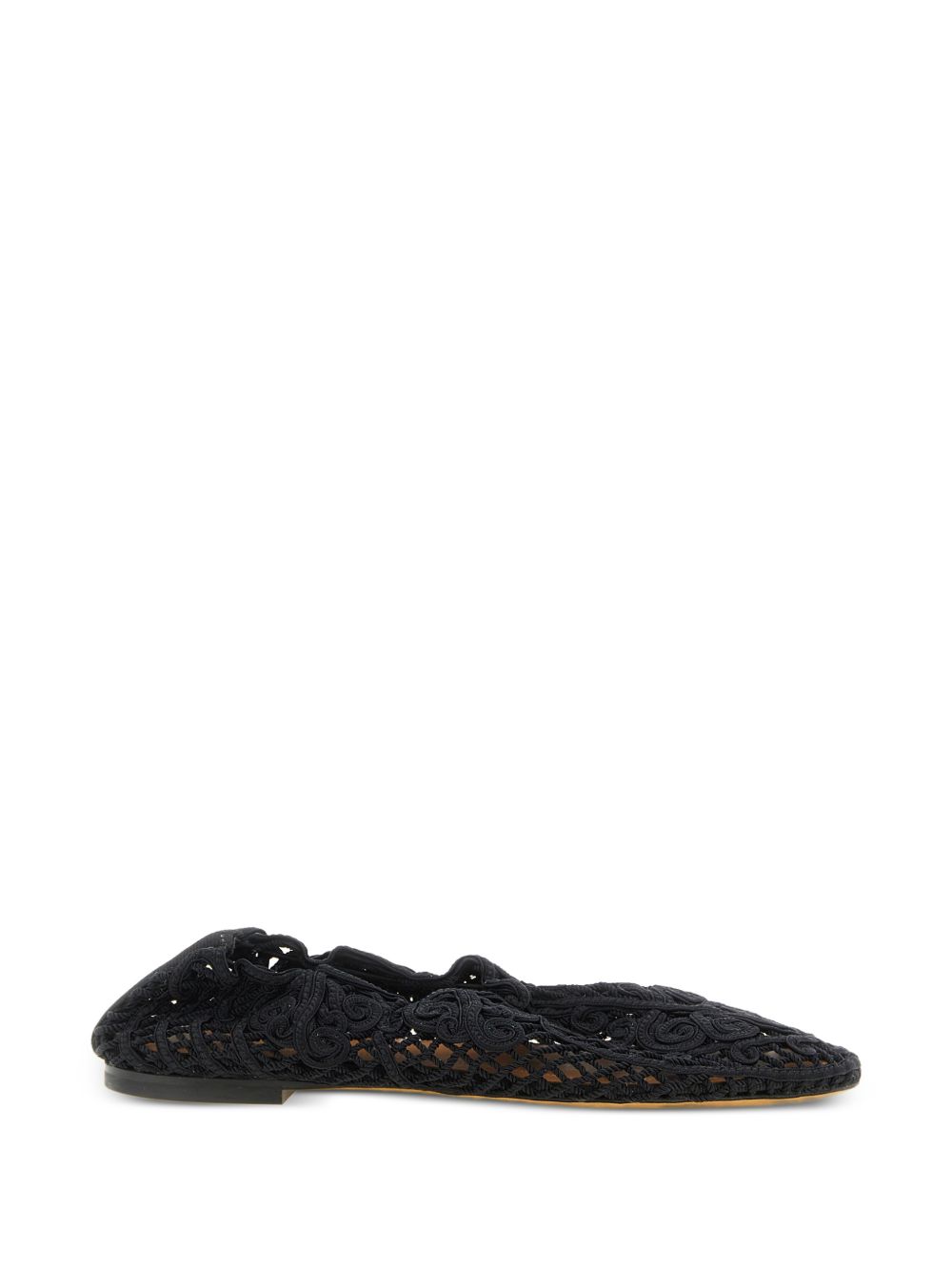 ODISSI Flat shoes Black Outer: Polyester