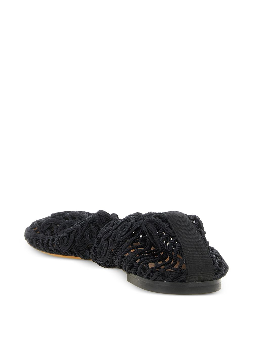 ODISSI Flat shoes Black Outer: Polyester