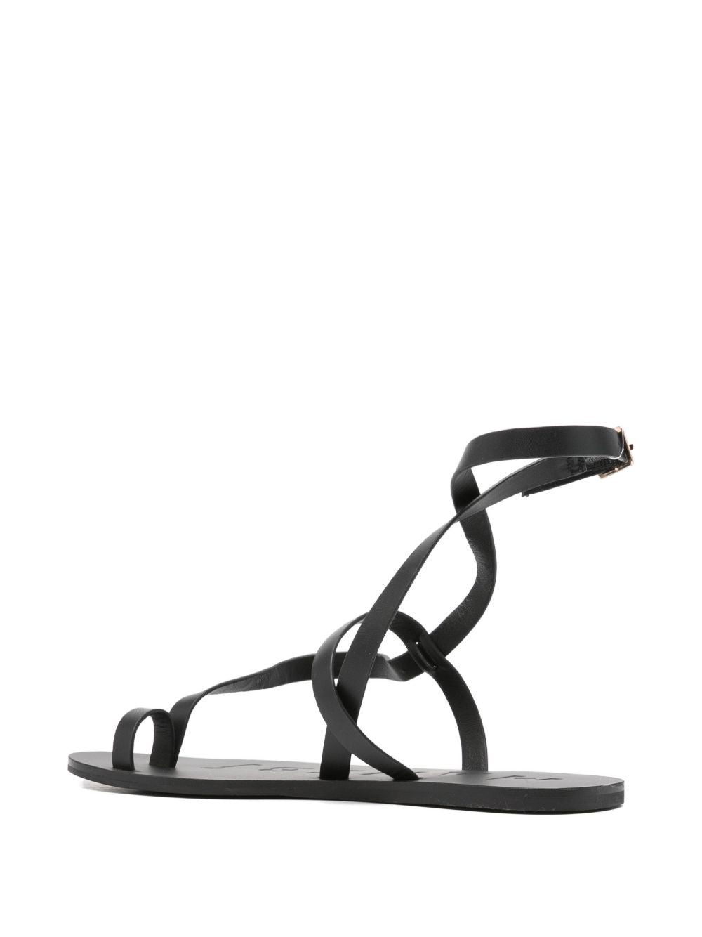 MANEBI Sandals Black Outer: Calf Leather