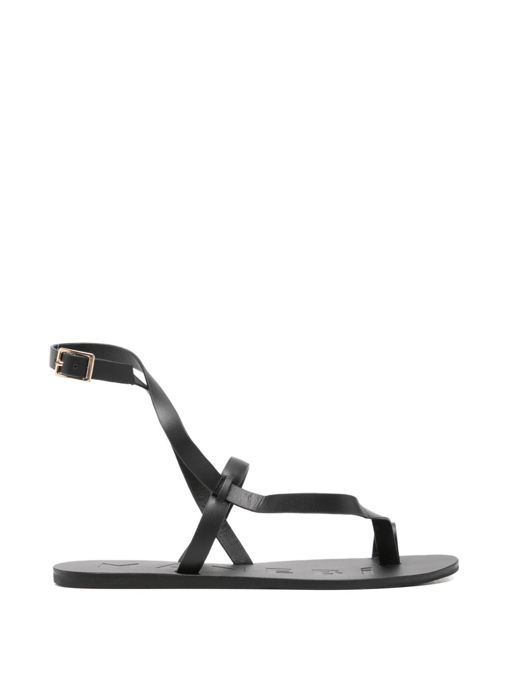 MANEBI Sandals Black Outer: Calf Leather