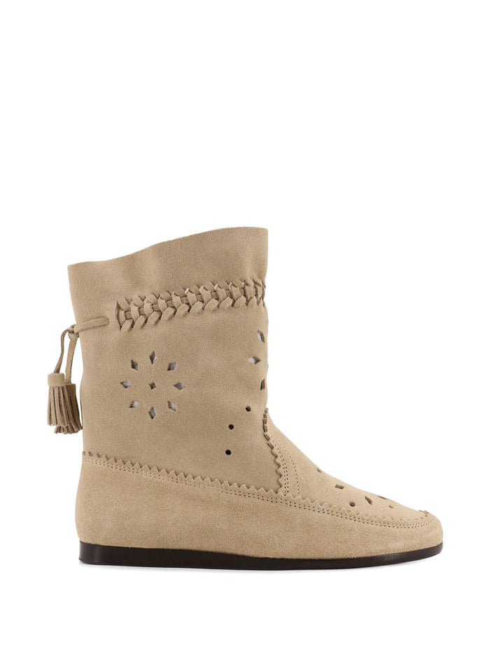 Isabel Marant Boots Dove Grey Cow Leather