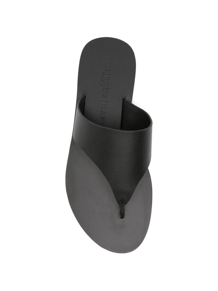 MANEBI Sandals Black Outer: calf Leather