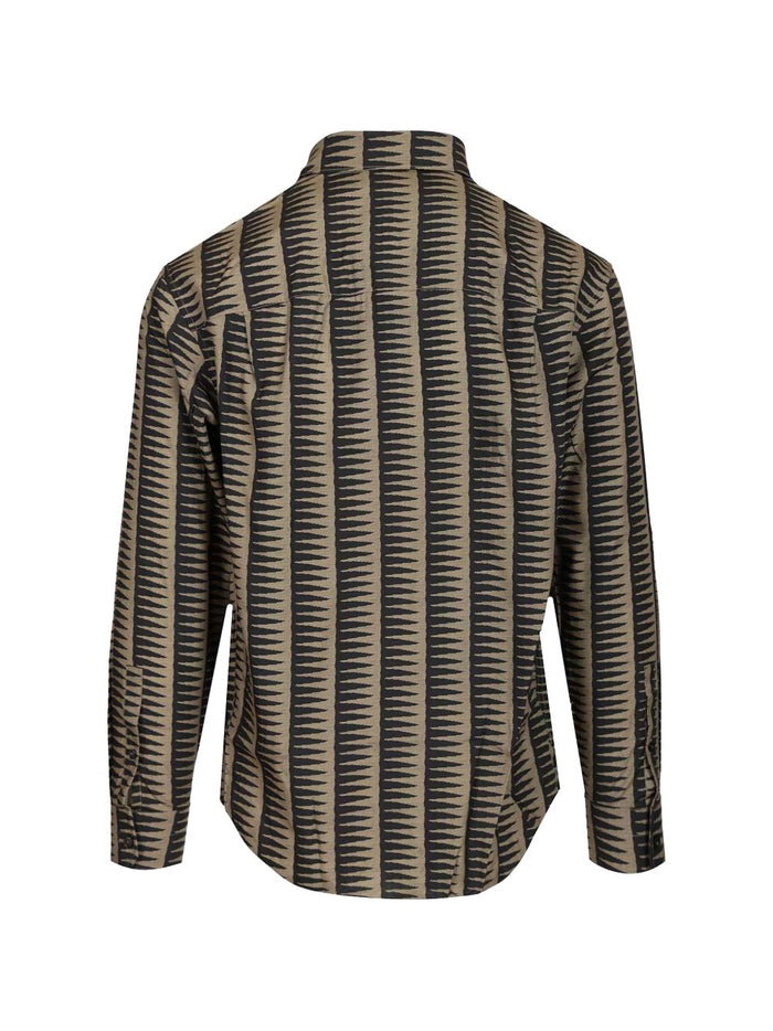 Emporio Armani Shirts Blue Lyocell