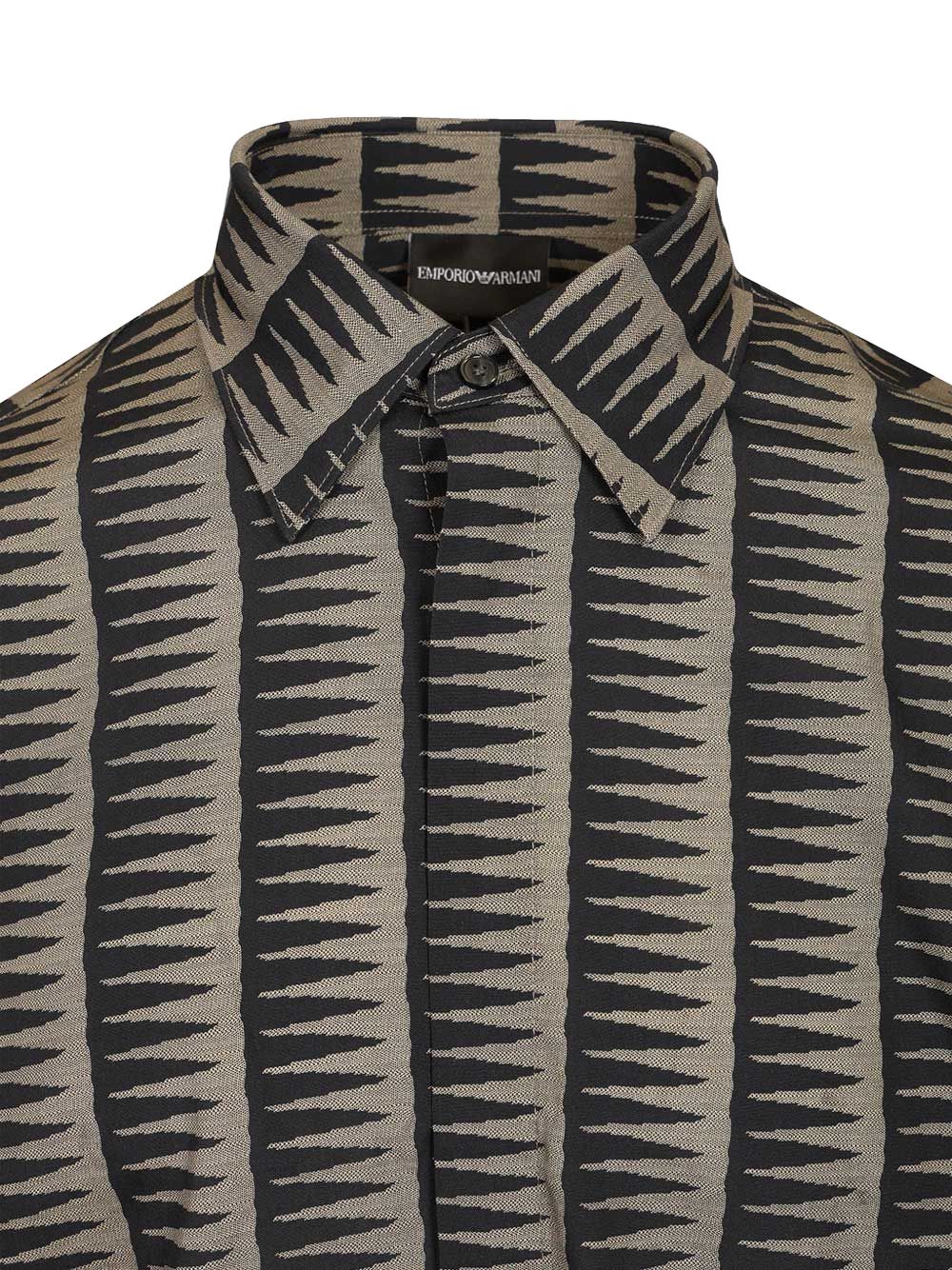 Emporio Armani Shirts Blue Lyocell