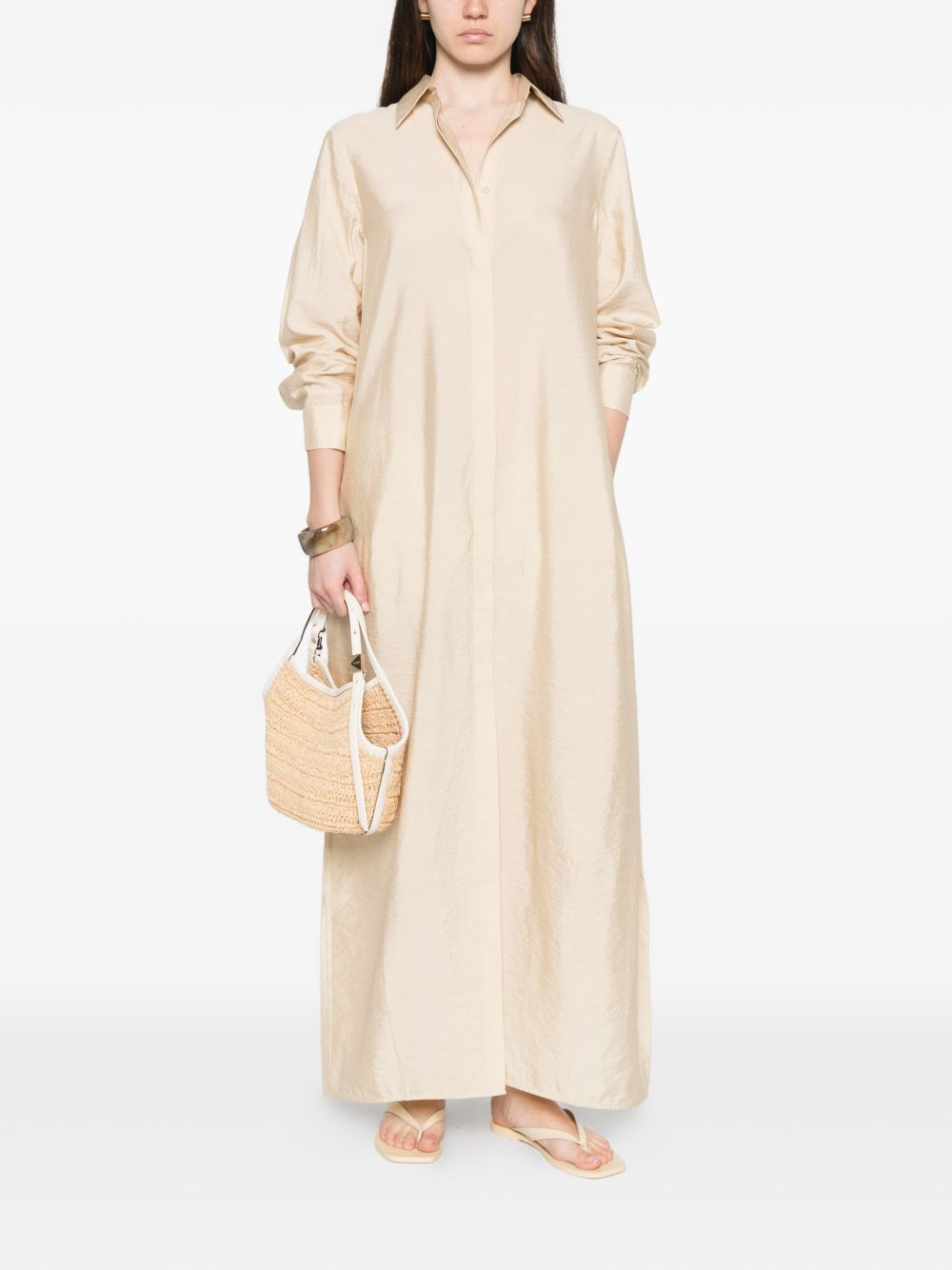 TOTEME MAIN Dresses Beige Silk