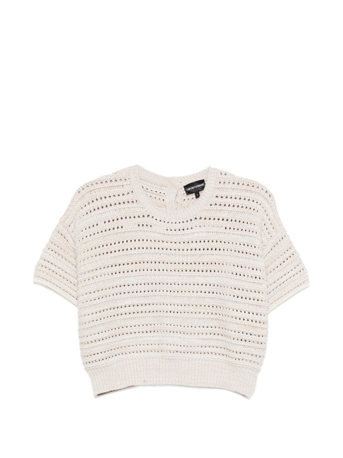 Emporio Armani Sweaters Beige Polyamide