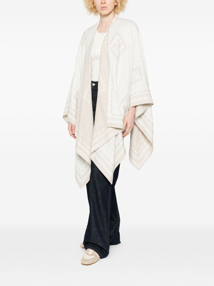 Fendi Jackets Ivory Wool