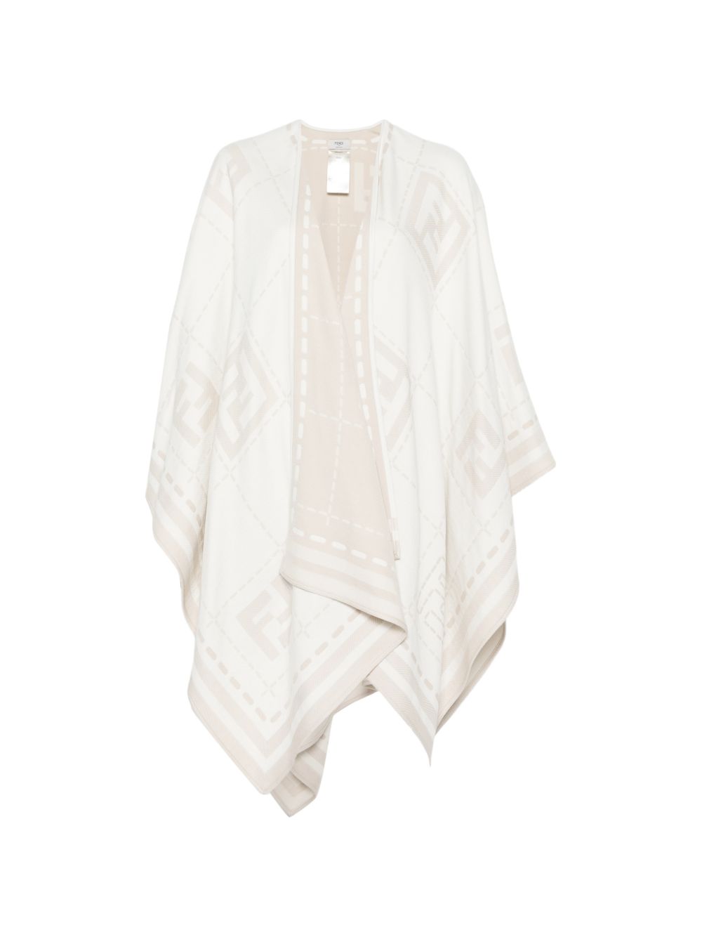 Fendi Jackets Ivory Wool