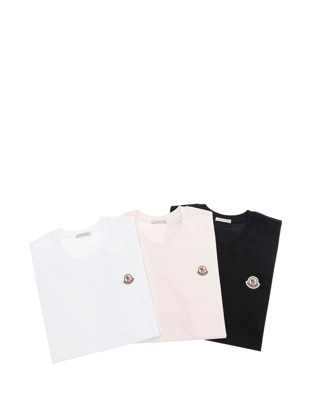 Moncler T-Shirts And Polos Multicolour Cotton