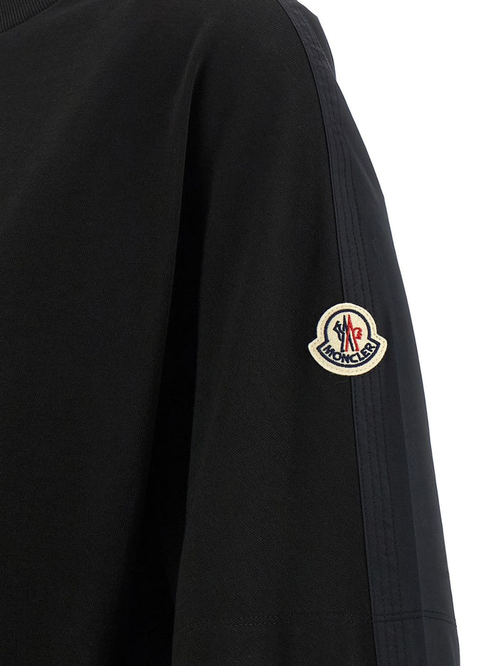 Moncler Dresses Nero Cotton Polyamide