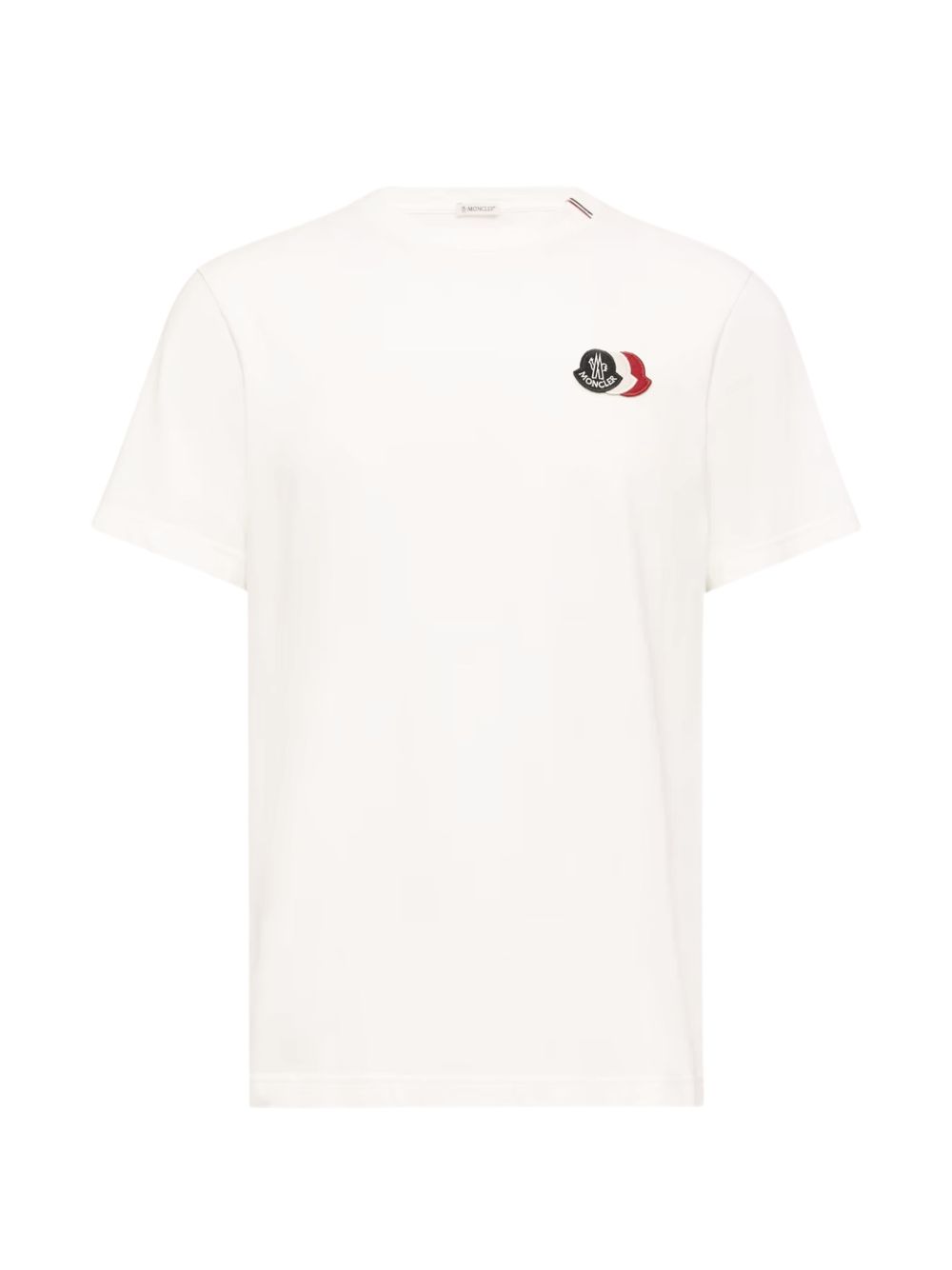 Moncler T-Shirts And Polos White Cotton