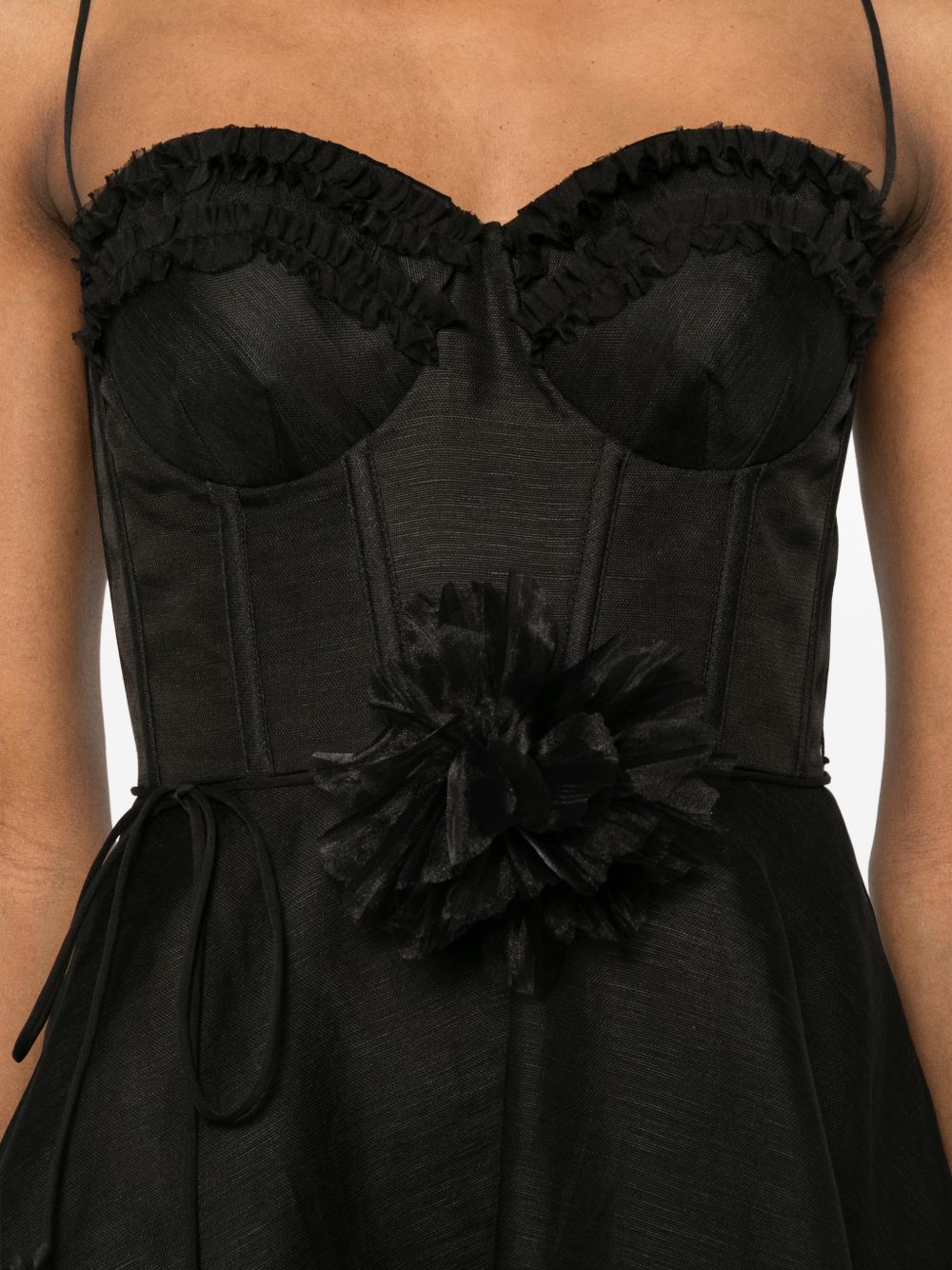 Zimmermann Dresses Black Linen Silk
