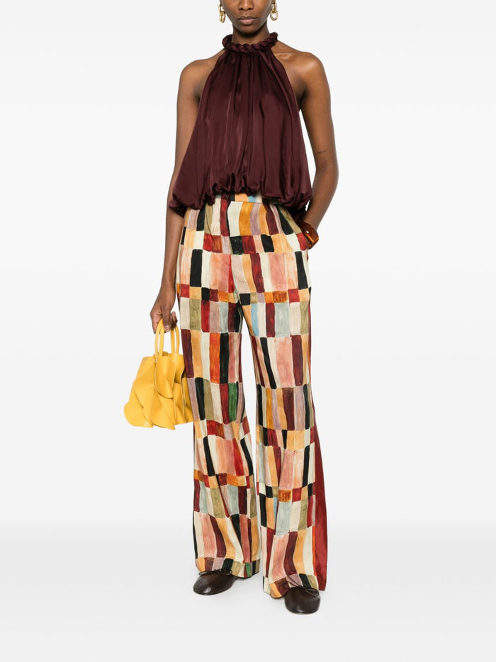 Zimmermann Top Bordeaux Silk