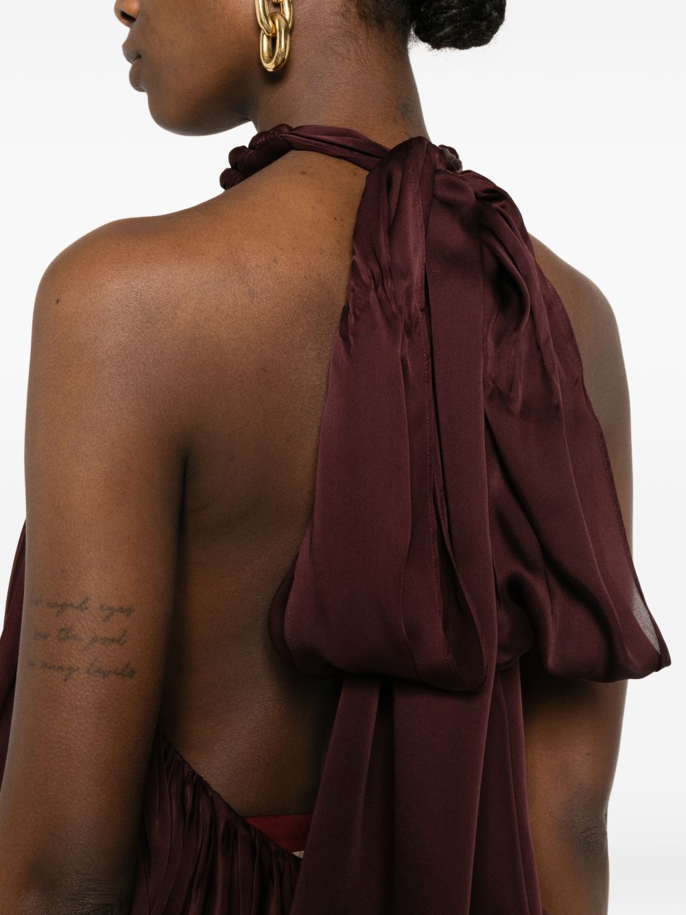Zimmermann Top Bordeaux Silk