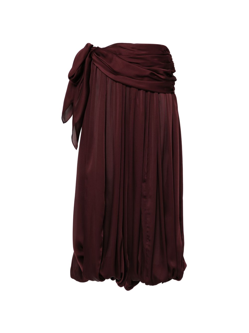 Zimmermann Trousers Bordeaux Silk