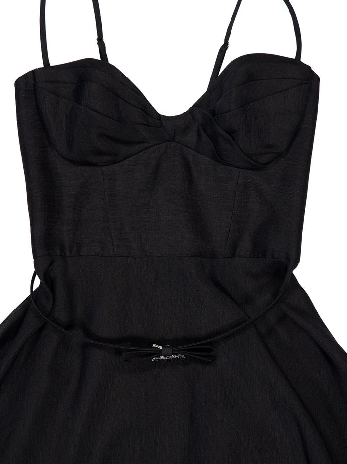 Zimmermann Dresses Black Linen Silk