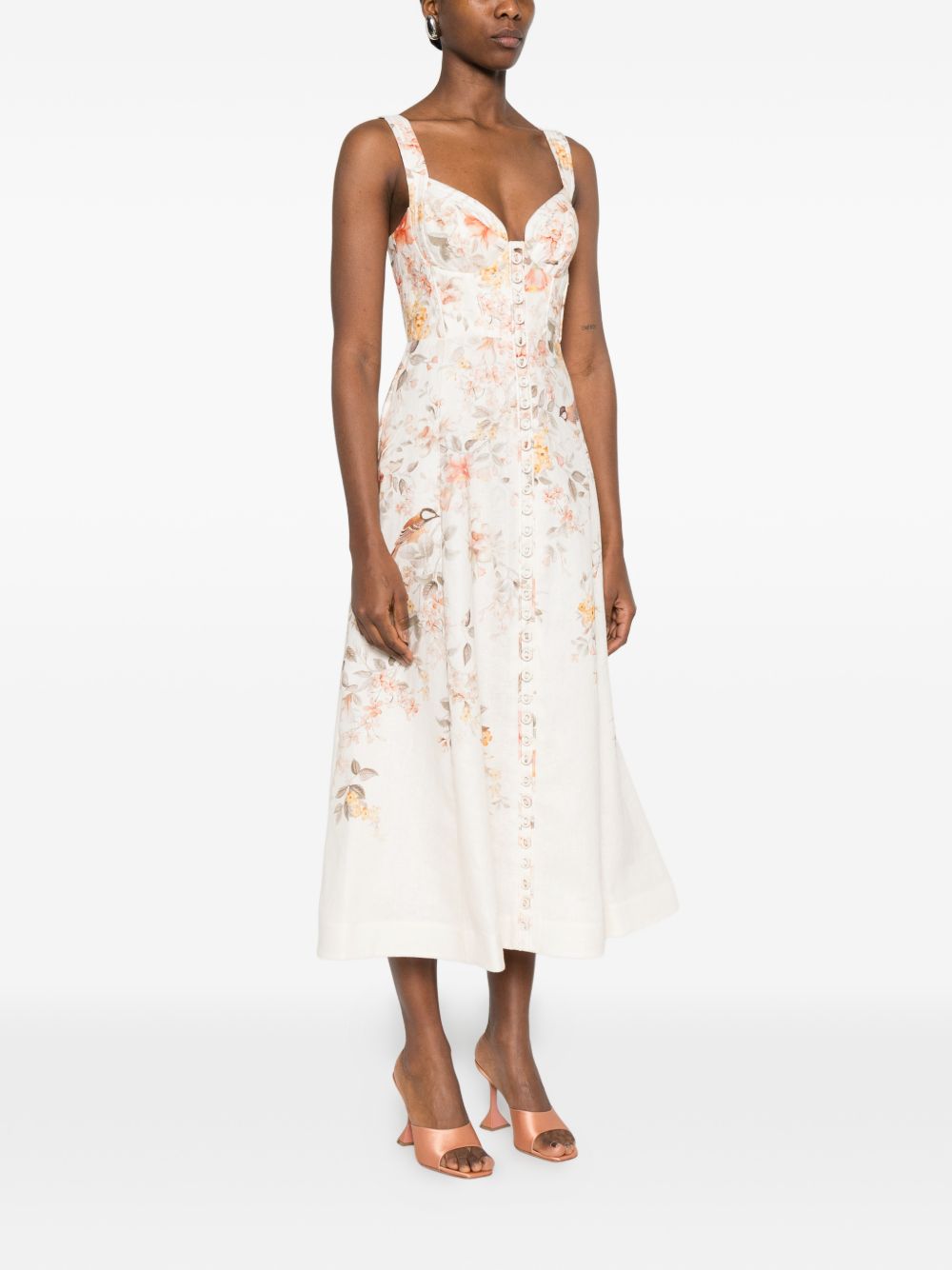 Zimmermann Dresses Beige Linen